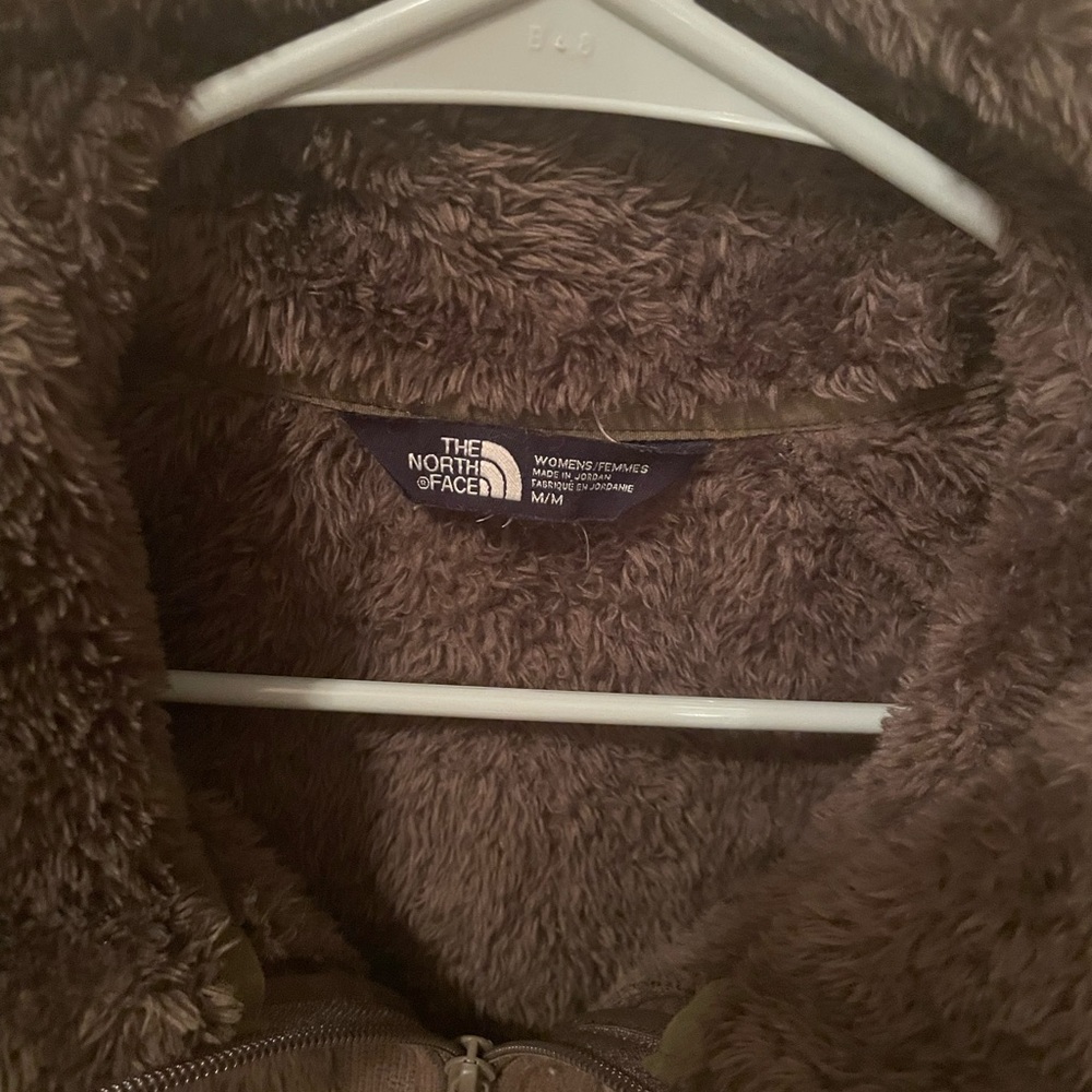 The North Face dark green soft fleece Jacket